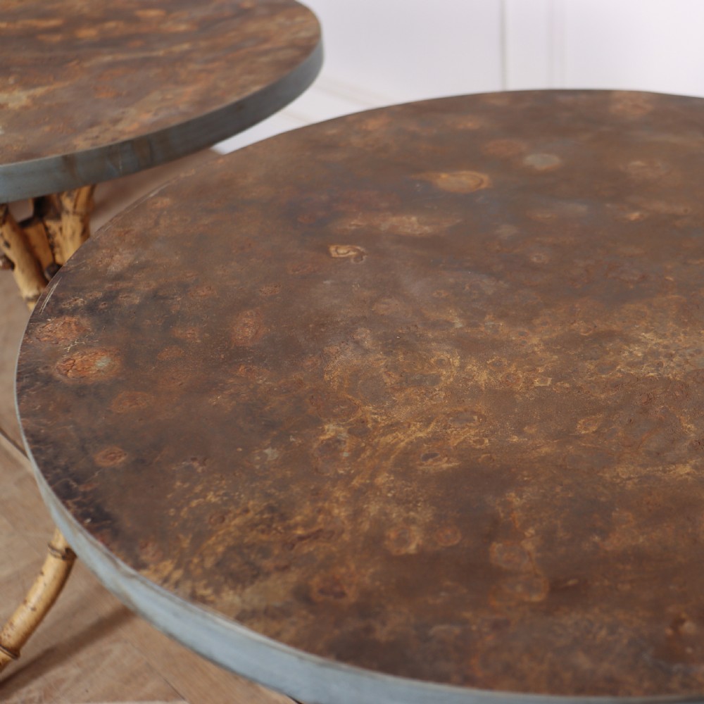 Pair of French Bistro Tables View VI