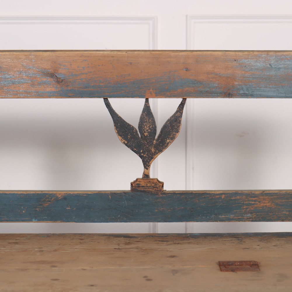 Austrian Original Painted Settle View V