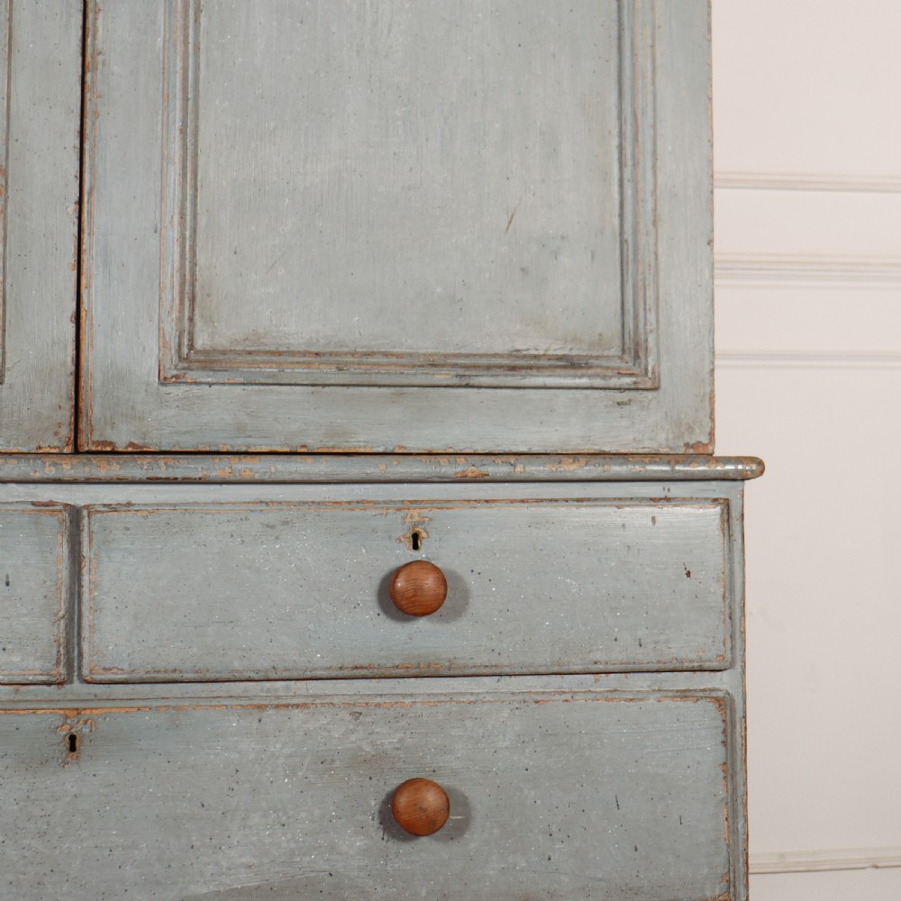 Scottish Painted Linen Cupboard View IV