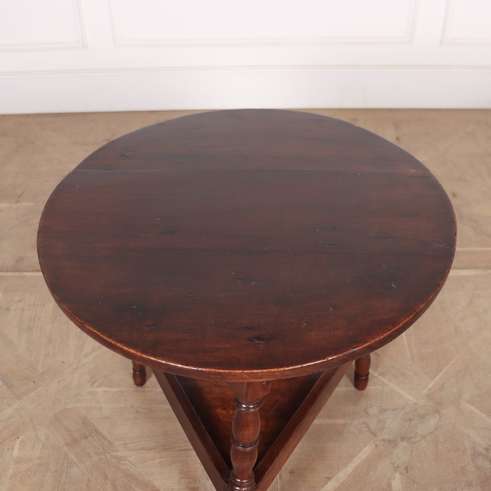 Welsh Fruitwood Cricket Table View II
