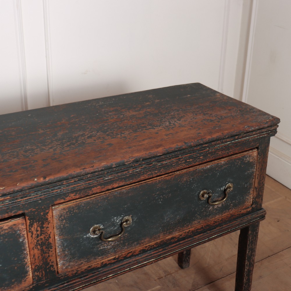 18th Century Painted Dresser Base View VII