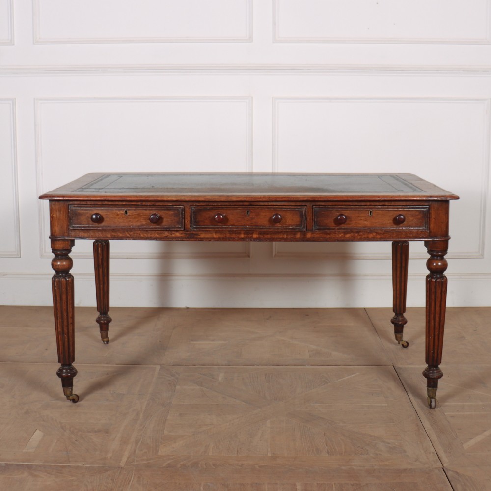 English Oak Writing Desk