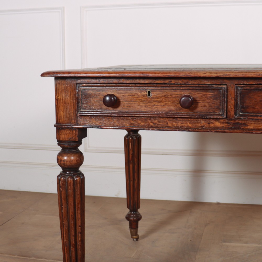 English Oak Writing Desk View II