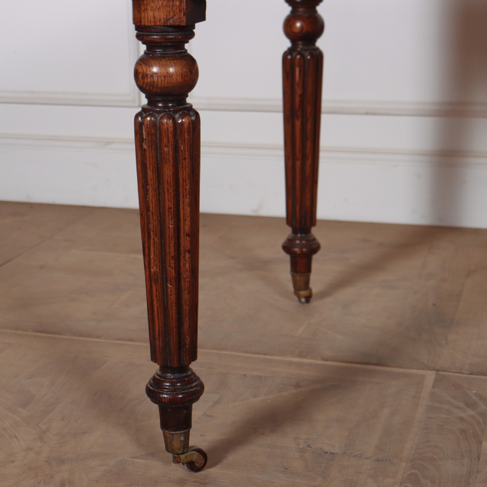 English Oak Writing Desk View III