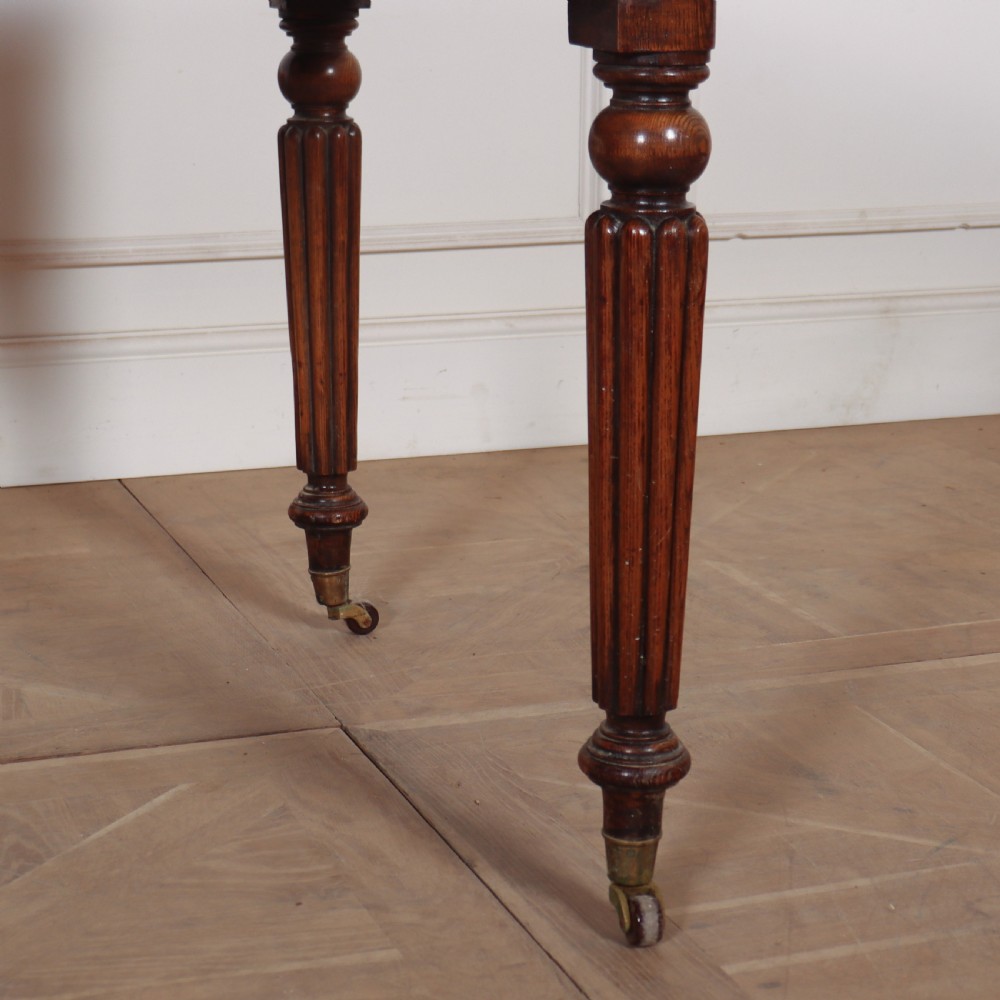 English Oak Writing Desk View IV