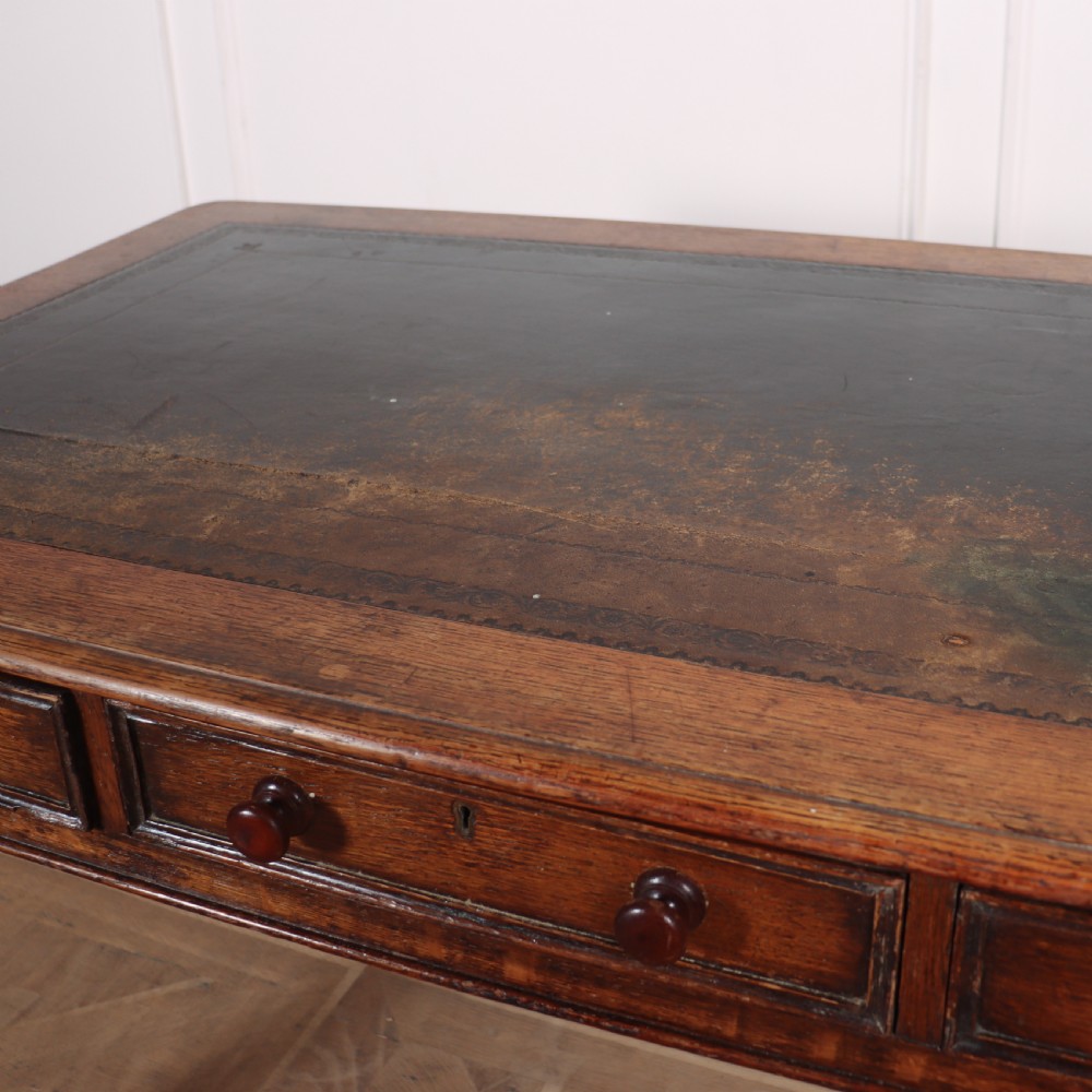 English Oak Writing Desk View IX