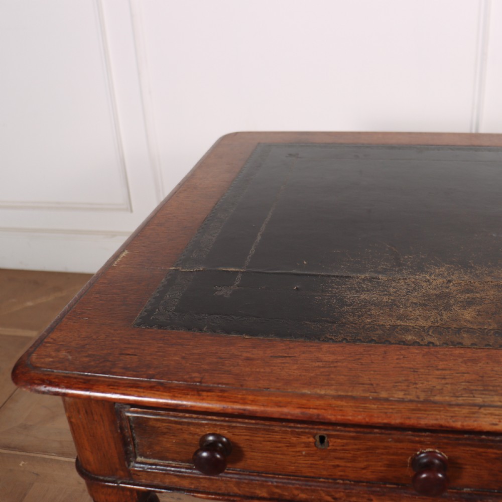 English Oak Writing Desk View X