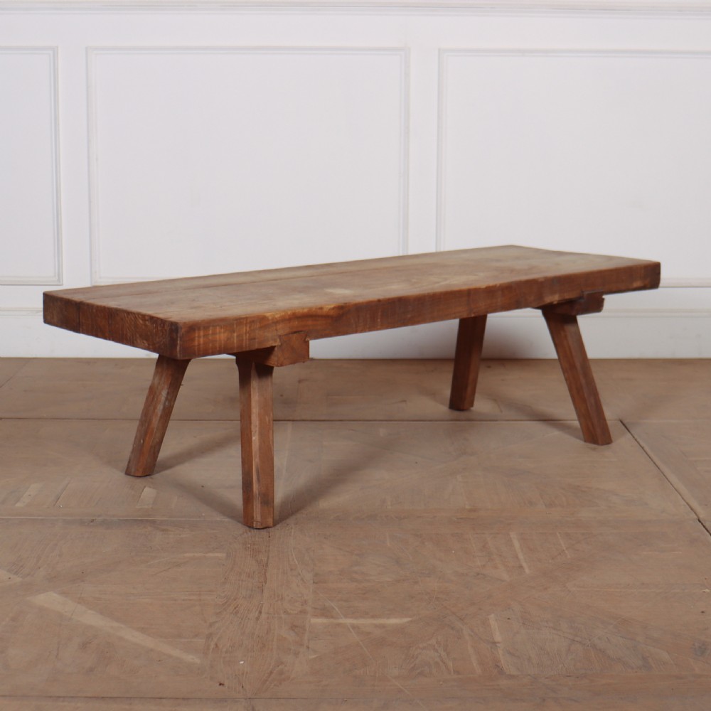 Primitive Oak Coffee Table