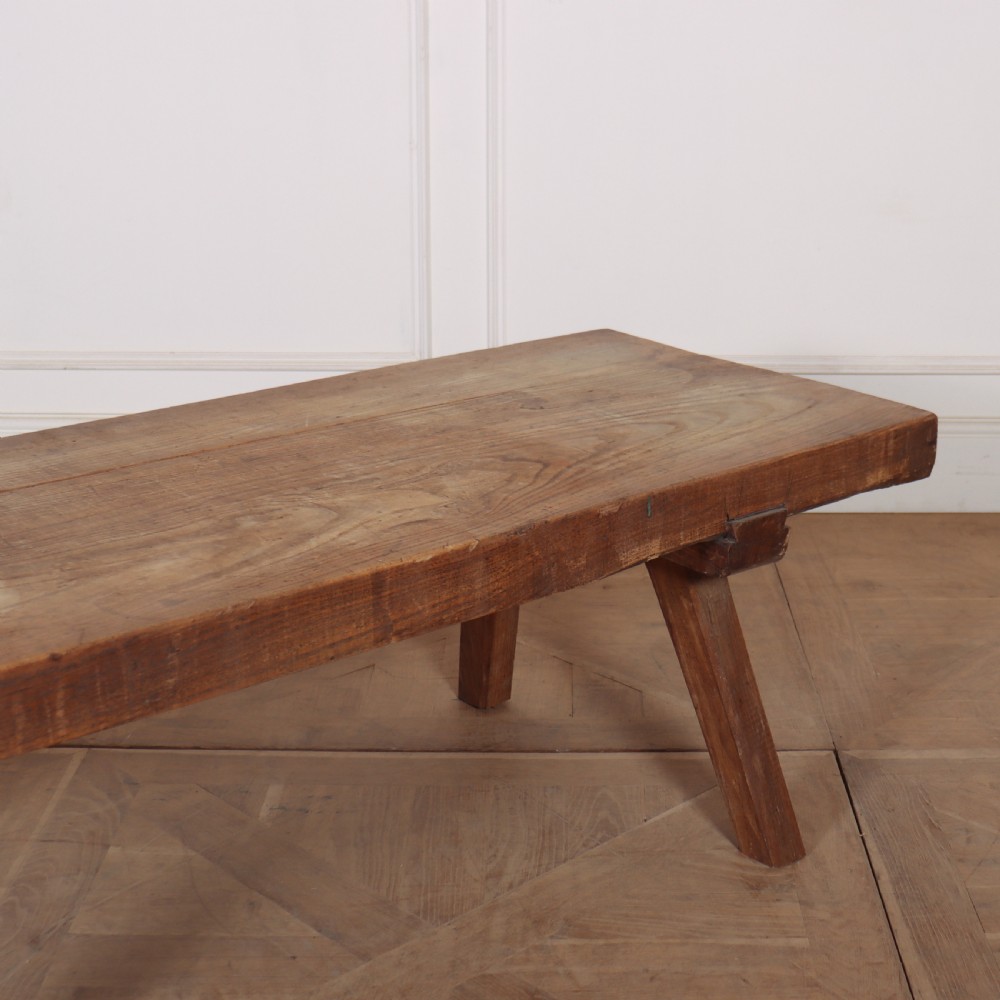 Primitive Oak Coffee Table View II