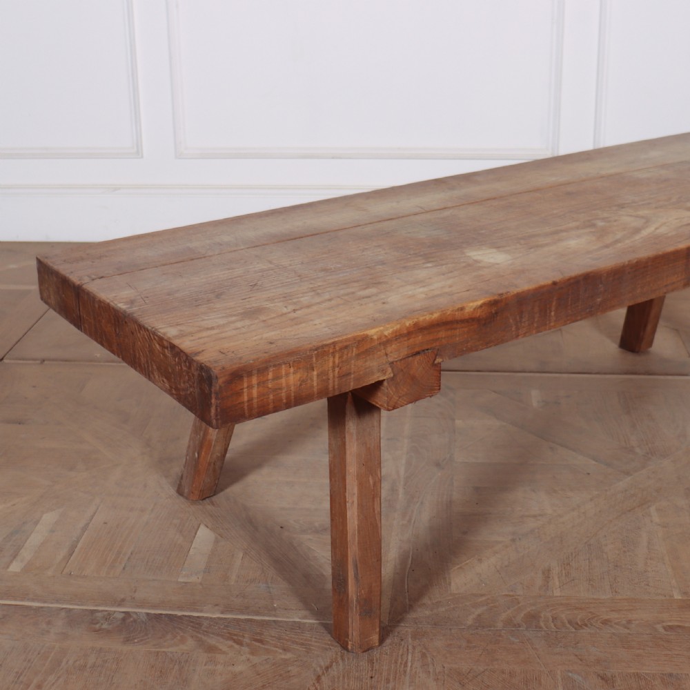 Primitive Oak Coffee Table View III