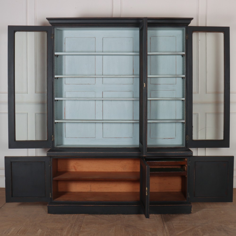 Scottish Painted Library Bookcase View V