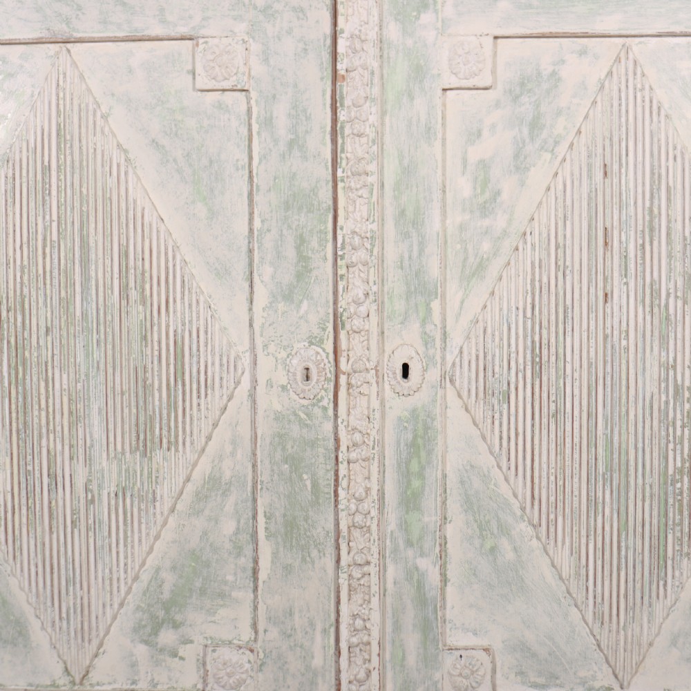 18th Century Swedish Linen Cupboard View V
