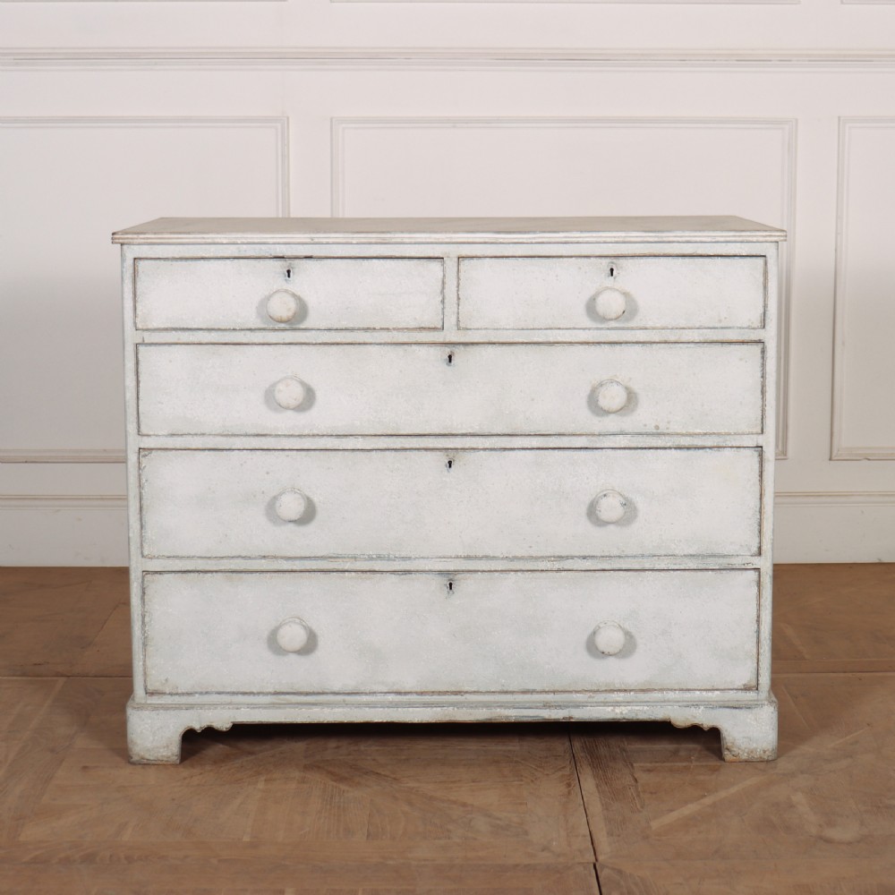 Pair of English Painted Chest of Drawers View III