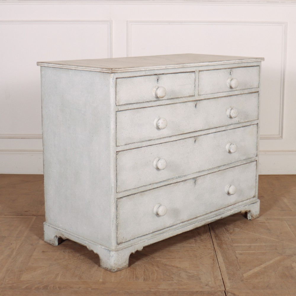 Pair of English Painted Chest of Drawers View IV