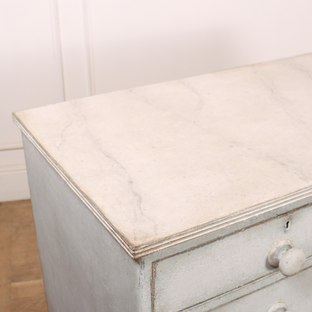 Pair of English Painted Chest of Drawers View VII