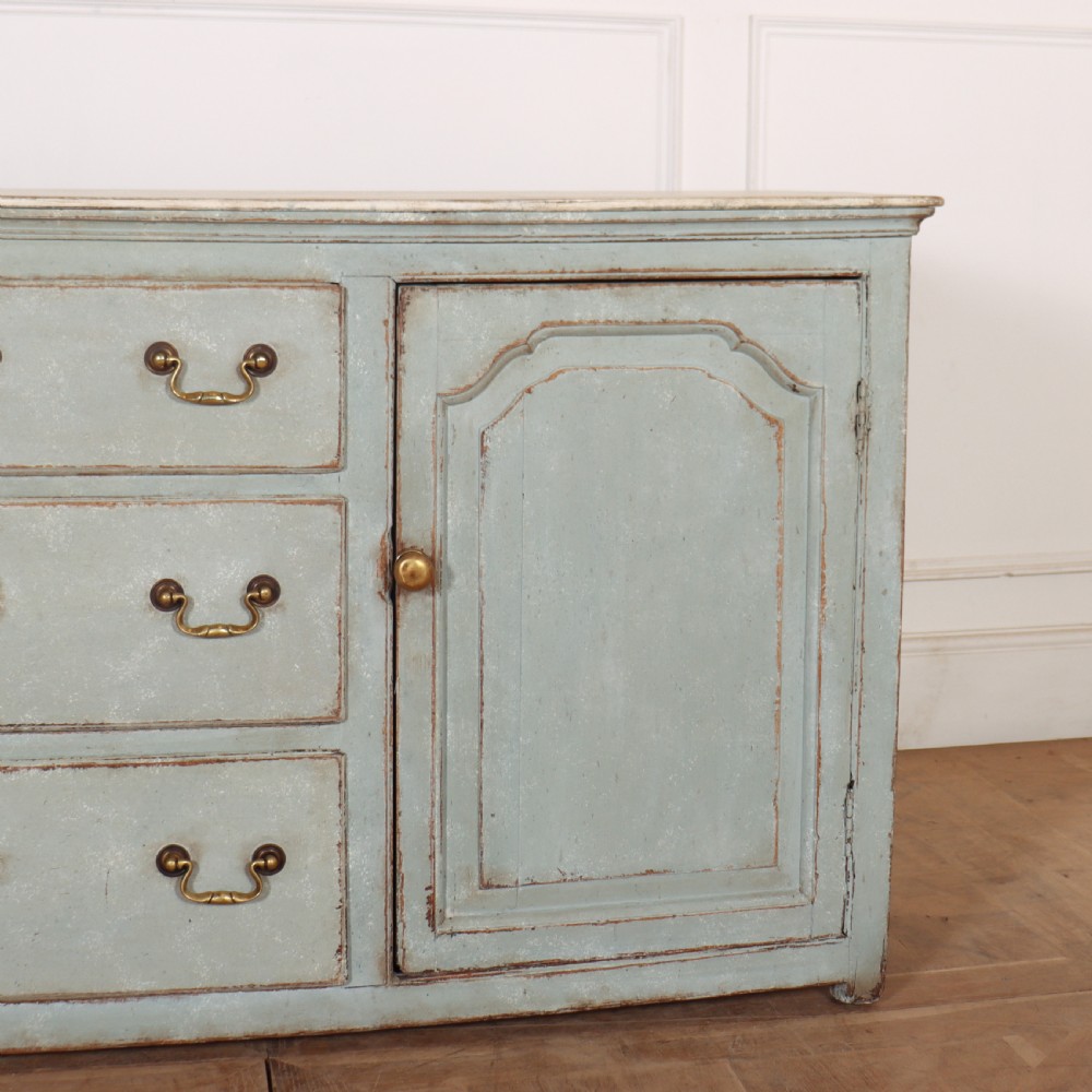 18th Century Painted Dresser Base View III