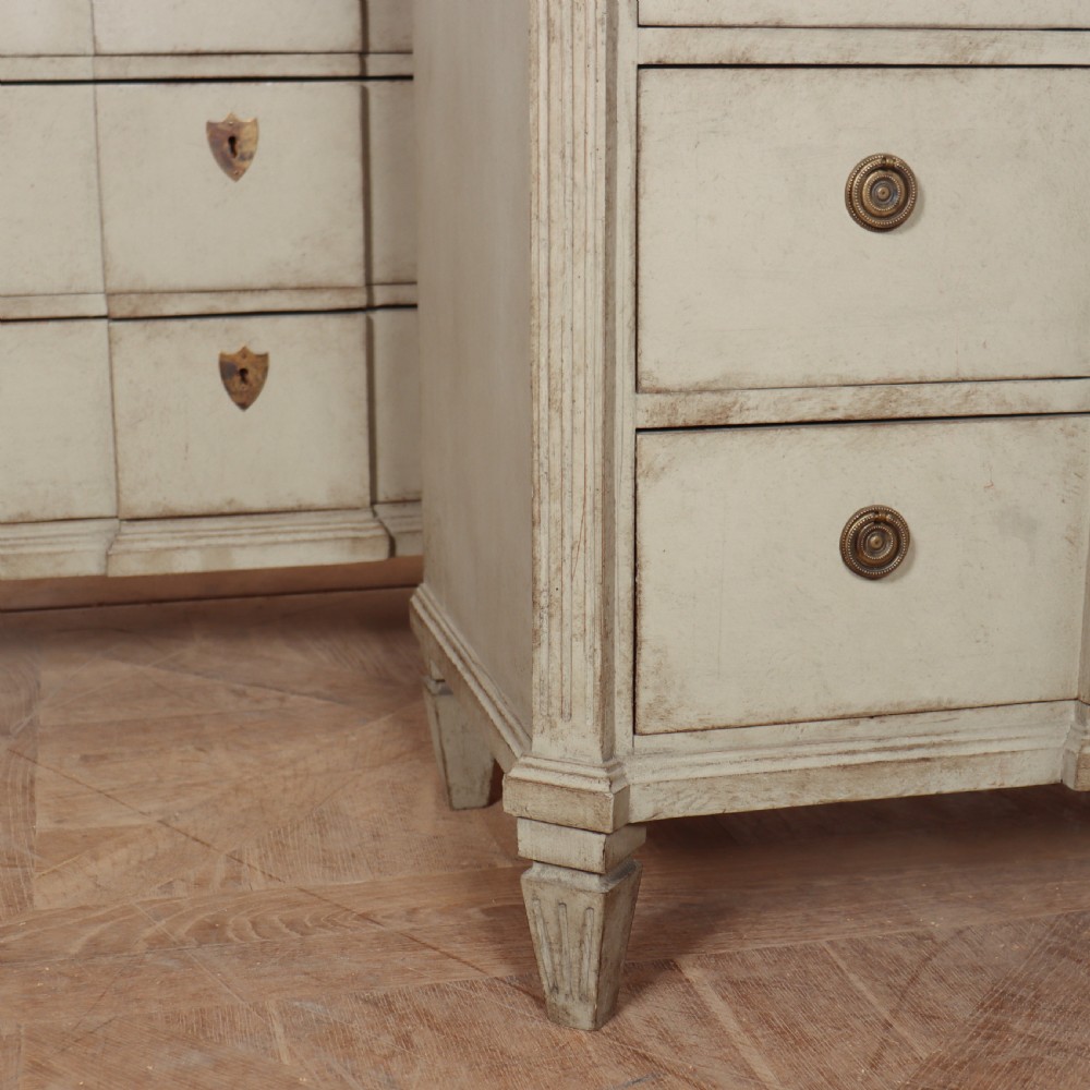 Pair of Swedish Breakfront Commodes View IV
