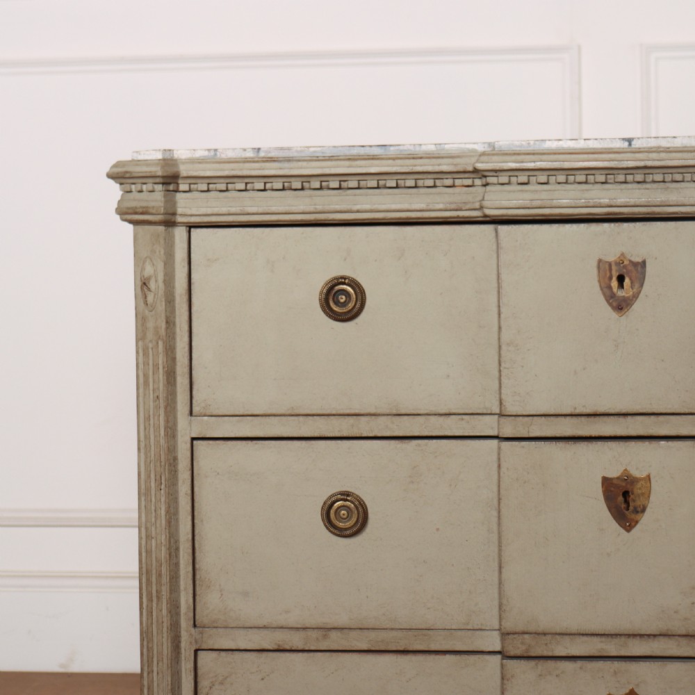 Pair of Swedish Breakfront Commodes View VI