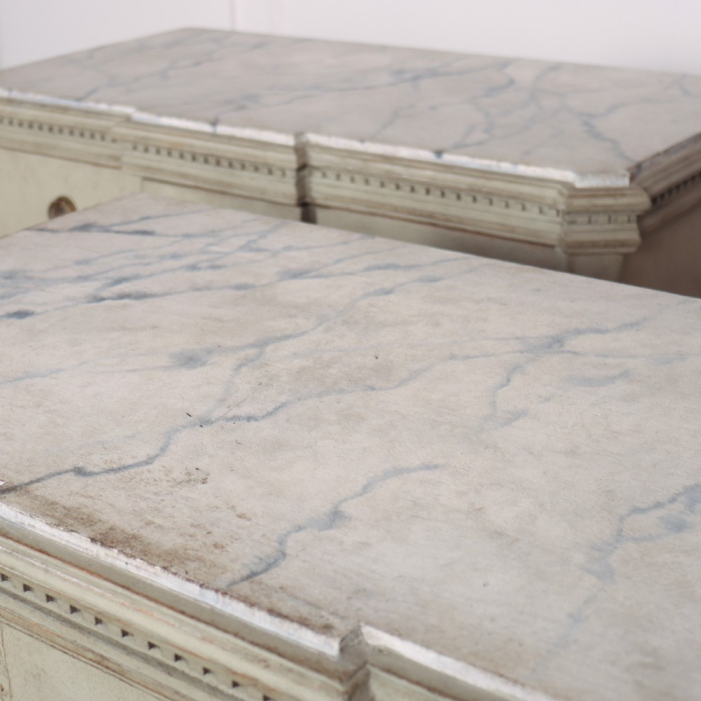 Pair of Swedish Breakfront Commodes View IX