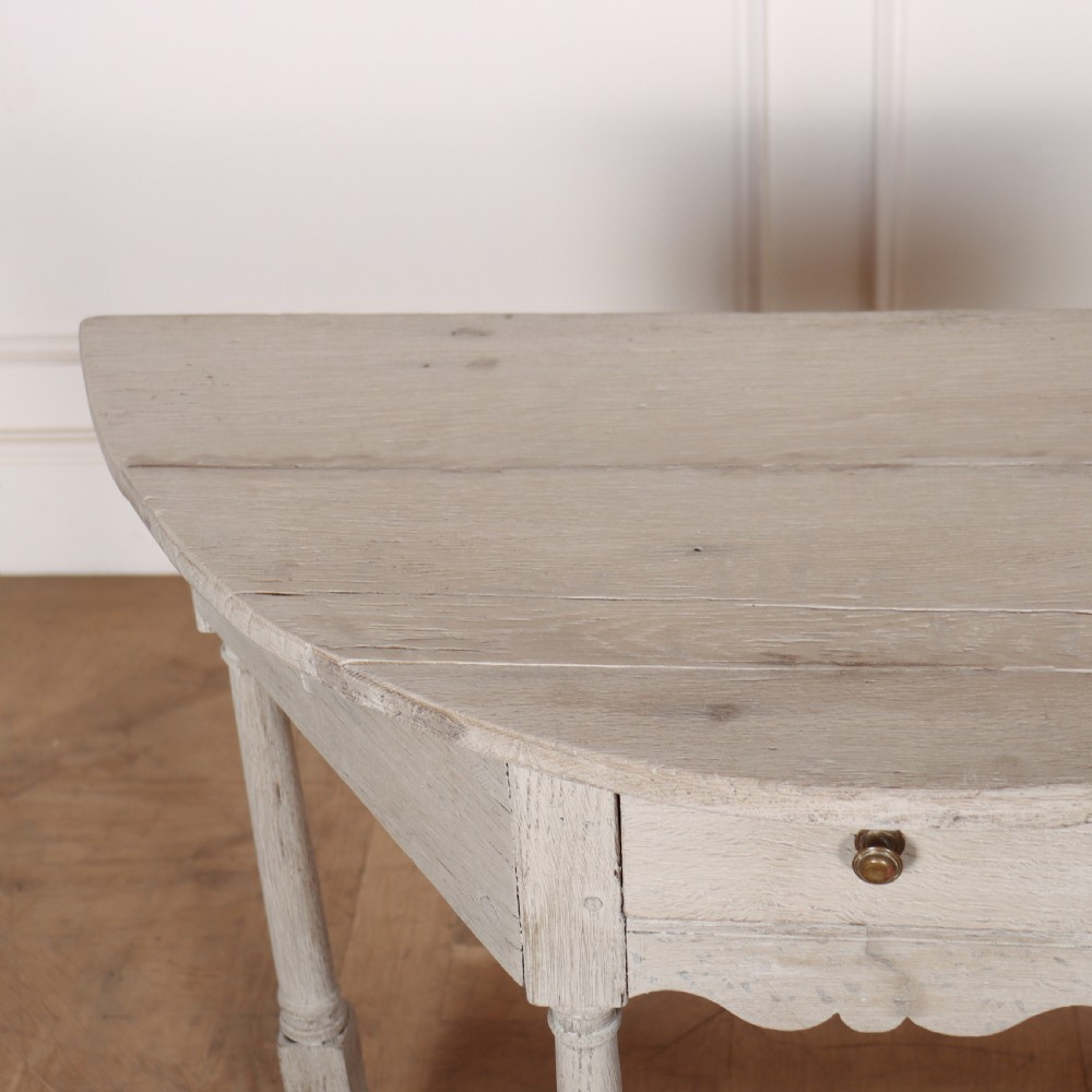 Bleached Oak Console Table View V