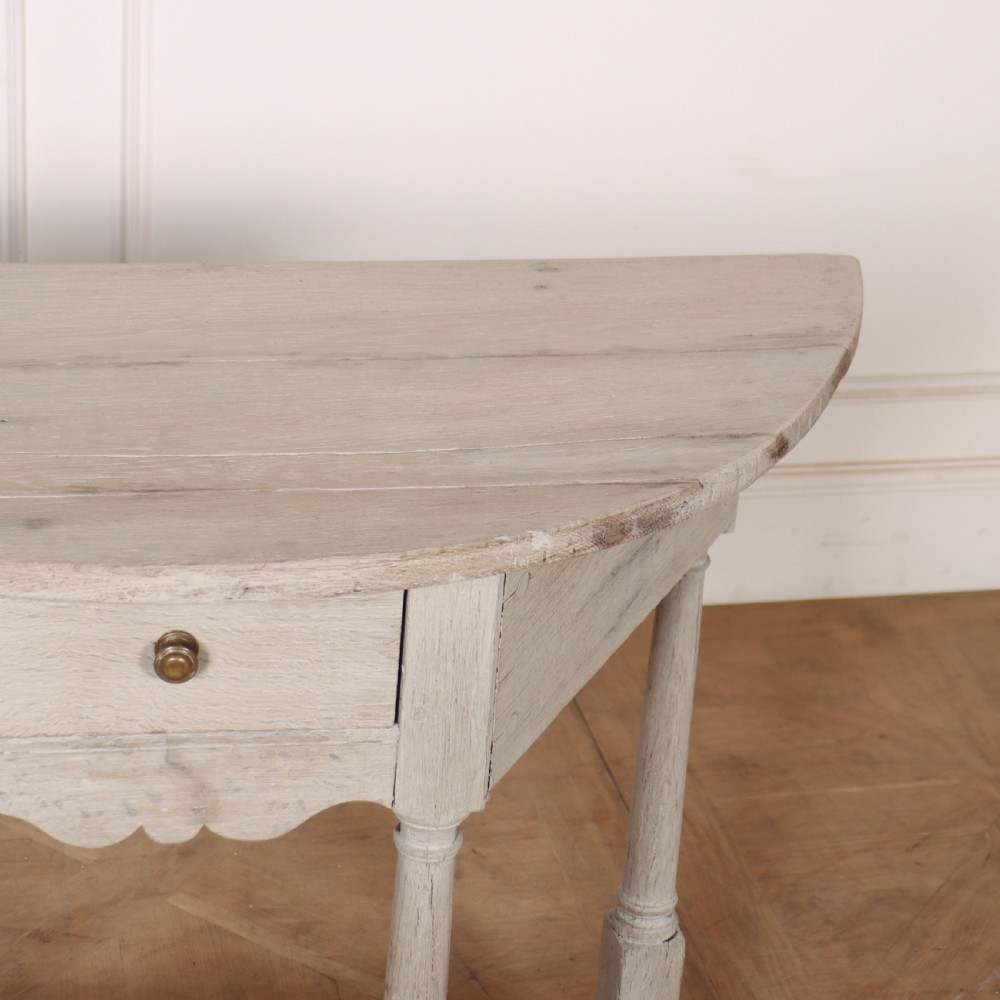 Bleached Oak Console Table View VI