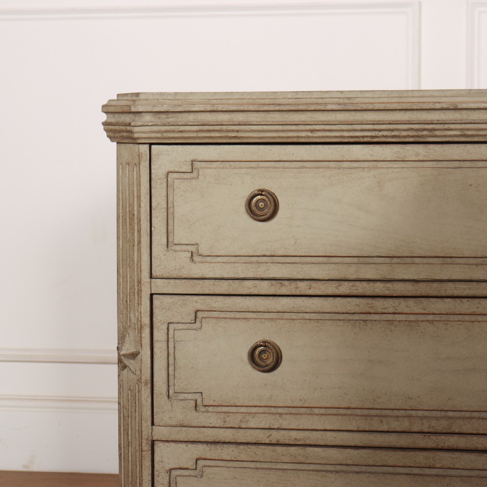 Pair of Swedish Painted Commodes View VII