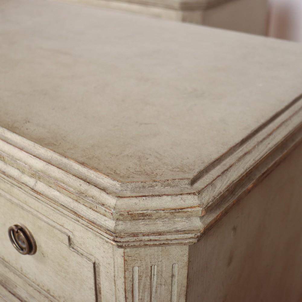 Pair of Swedish Painted Commodes View XI