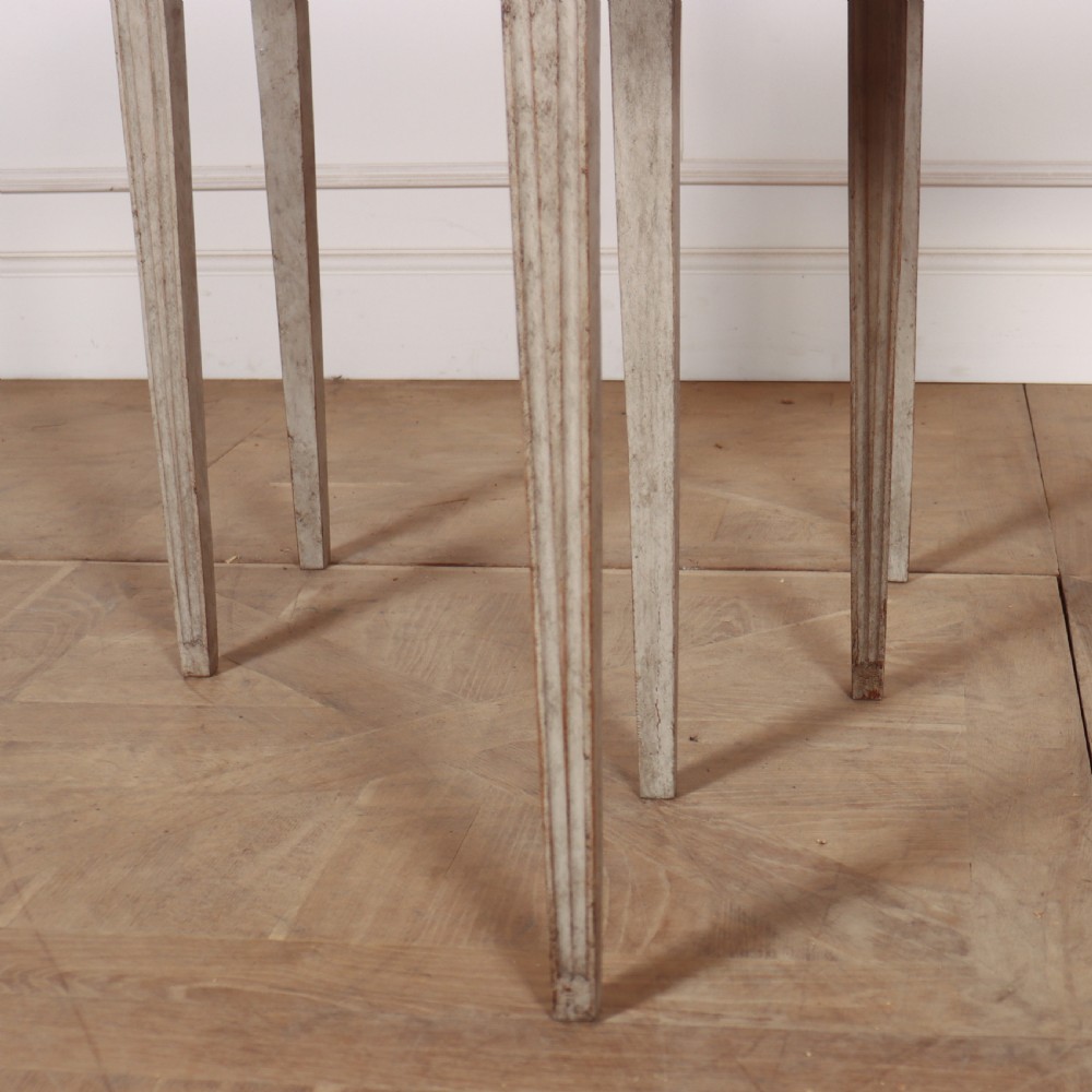 Pair of Swedish Painted Lamp Tables View V
