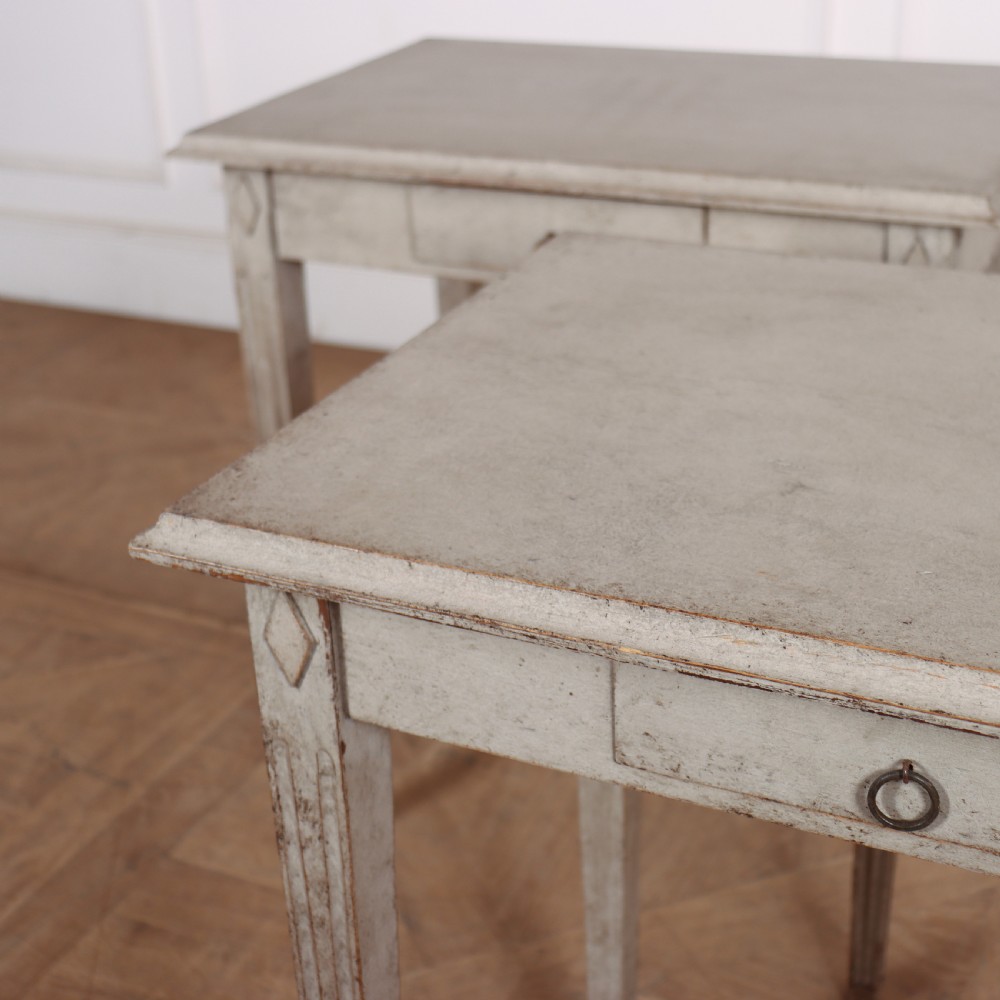 Pair of Swedish Painted Lamp Tables View VIII