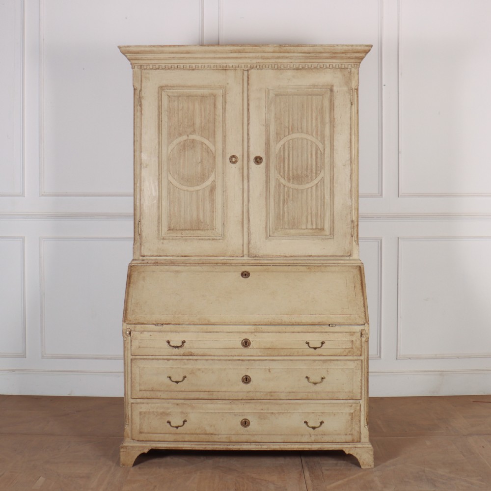 18th Century Swedish Bureau Bookcase