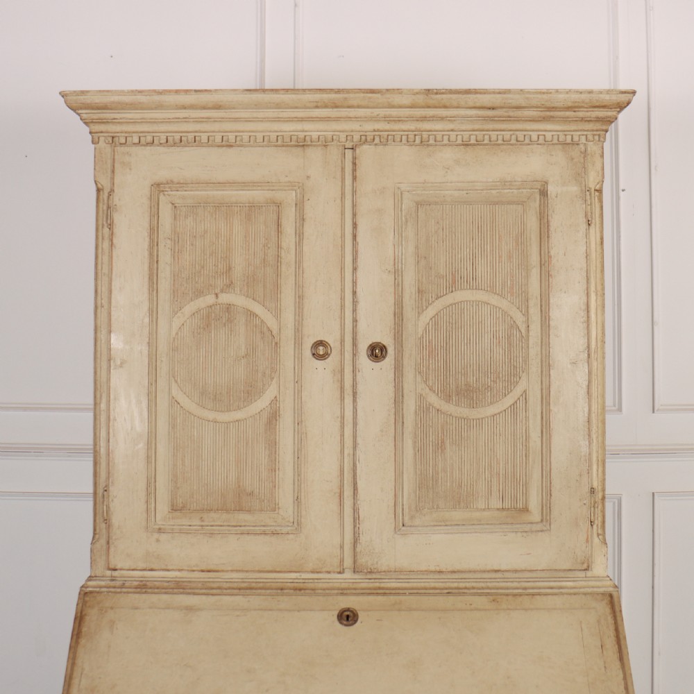18th Century Swedish Bureau Bookcase View II