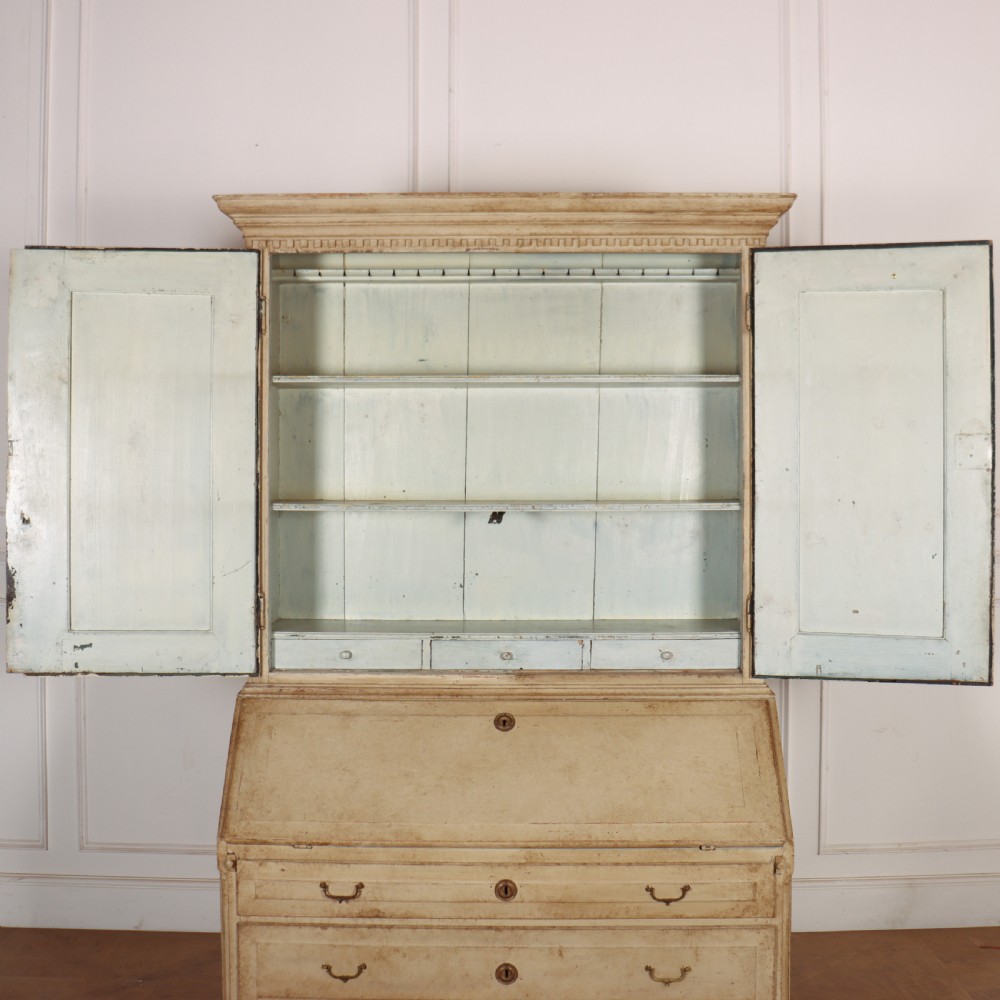 18th Century Swedish Bureau Bookcase View V