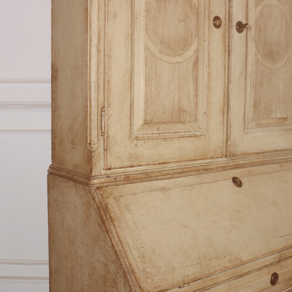 18th Century Swedish Bureau Bookcase View IX