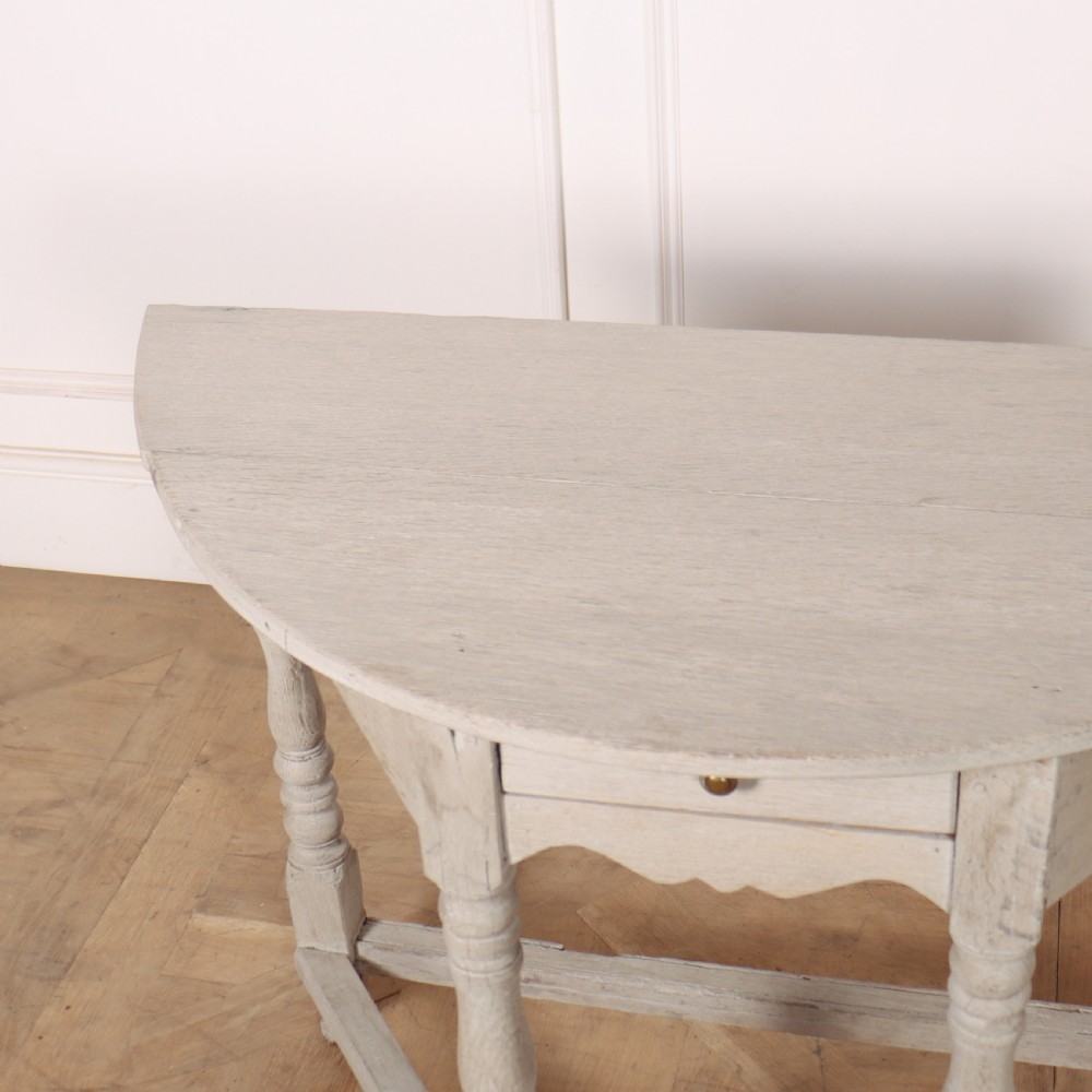 English Bleached Oak Console View V