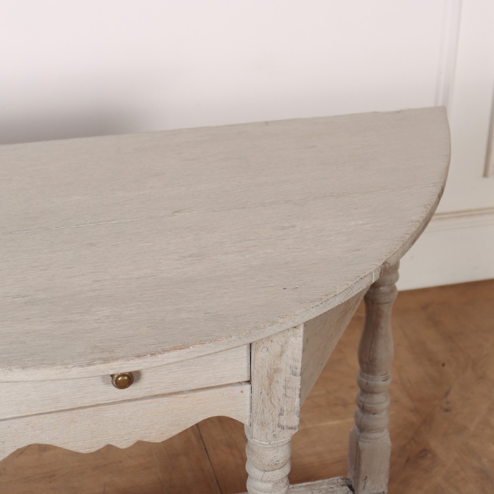 English Bleached Oak Console View VI