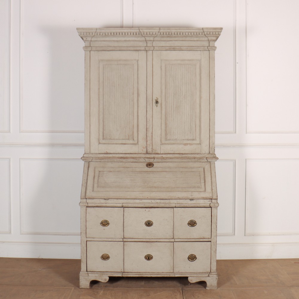 18th Century Swedish Bureau Bookcase
