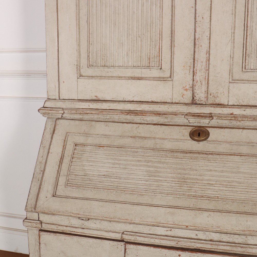 18th Century Swedish Bureau Bookcase View V