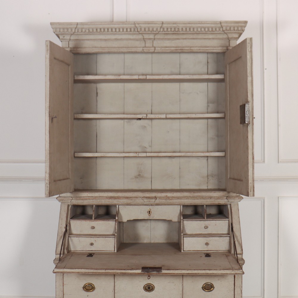 18th Century Swedish Bureau Bookcase View VII