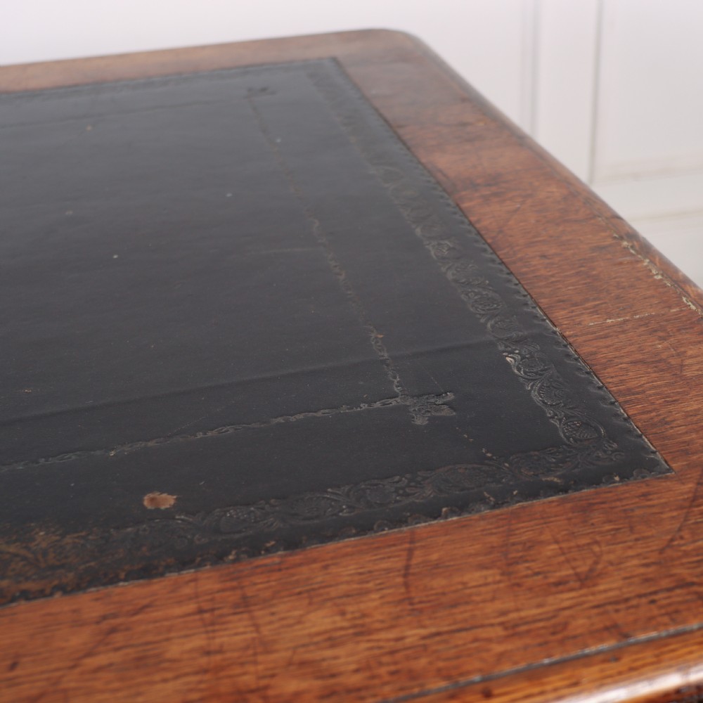 English Oak Writing Desk View VIII