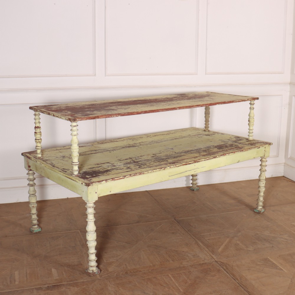 French Original Painted Florist Table View II