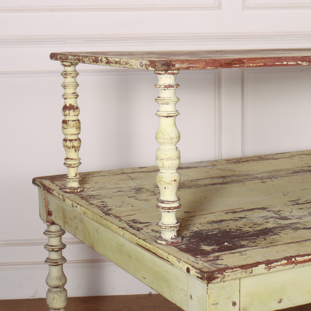 French Original Painted Florist Table View IV