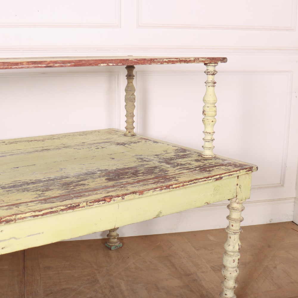 French Original Painted Florist Table View VI