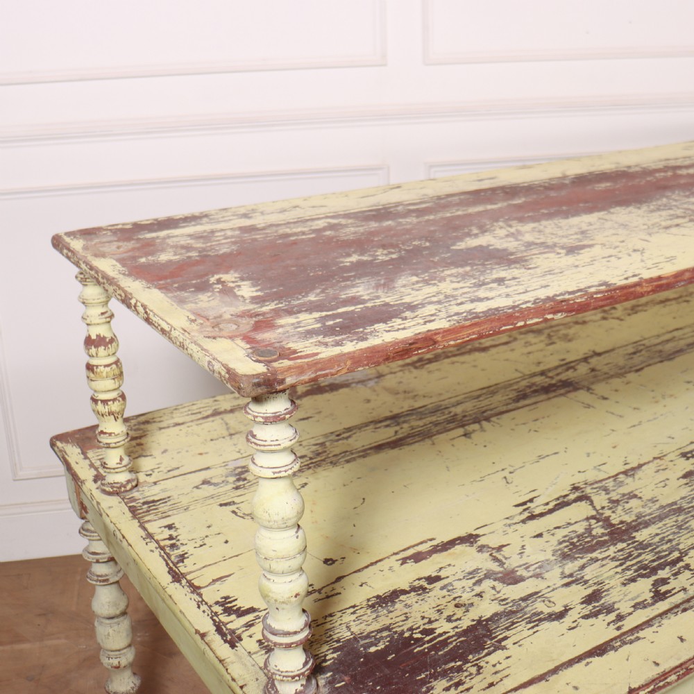 French Original Painted Florist Table View VIII