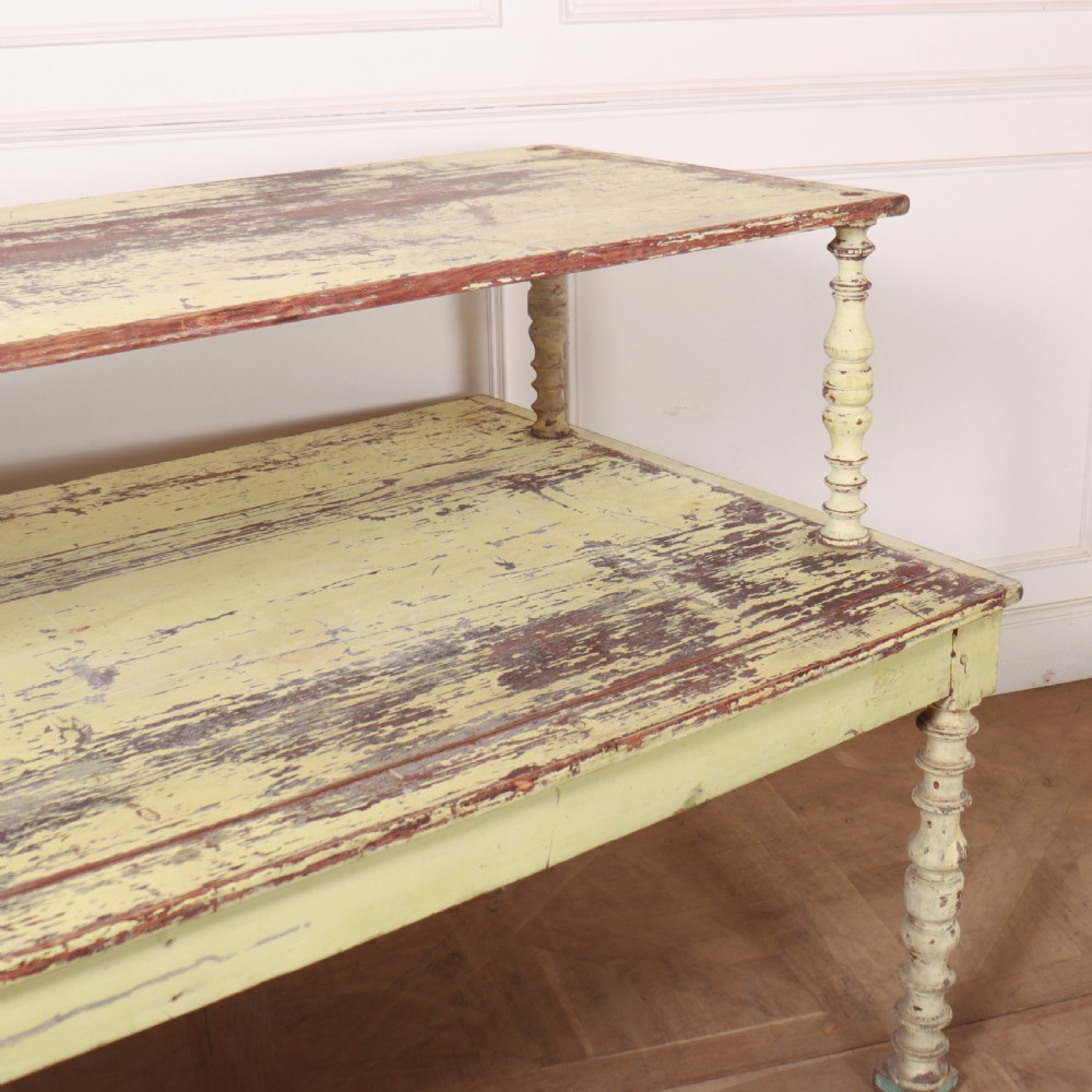 French Original Painted Florist Table View IX