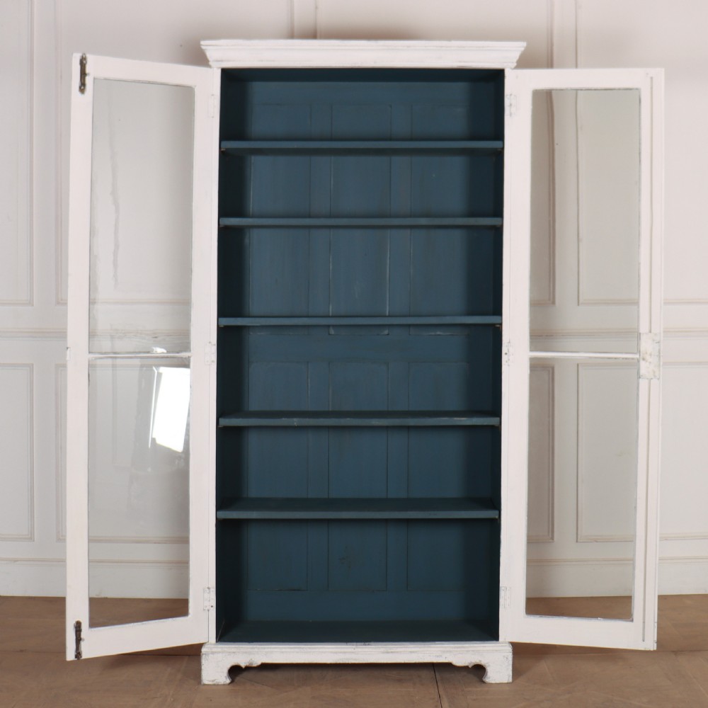 English Glazed Bookcase View IX