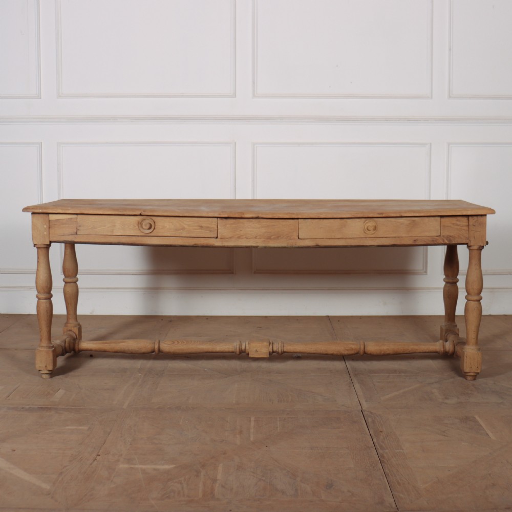 French Bleached Oak Drapers Console View II