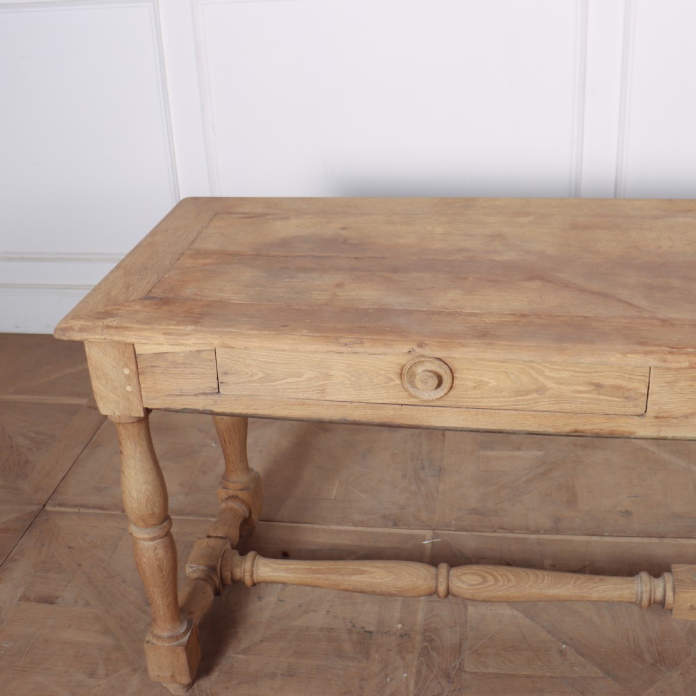 French Bleached Oak Drapers Console View IV
