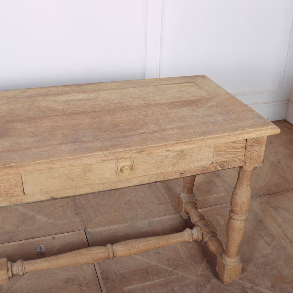 French Bleached Oak Drapers Console View VI