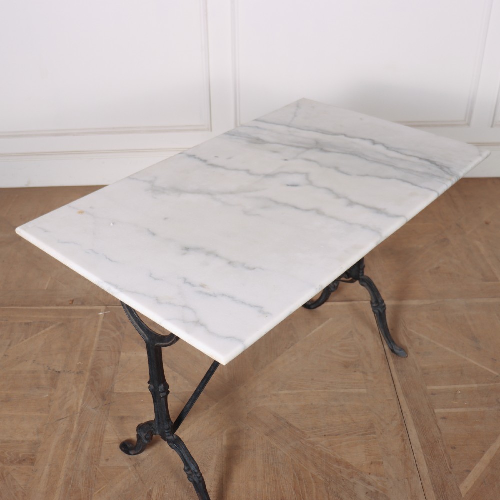 French Marble Top Bistro Table View IV
