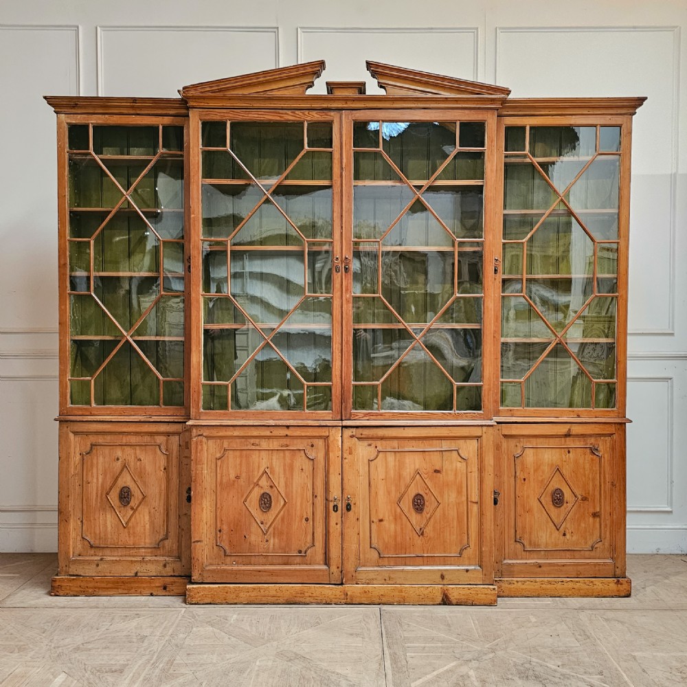 18th Century English Breakfront Bookcase